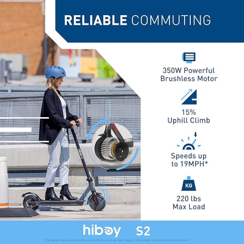 Hiboy S2/S2 MAX Electric Scooter - Portable Commuting