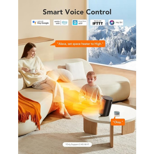 GoveeLife Smart Indoor Space Heater – Stay Warm with Advanced Tech