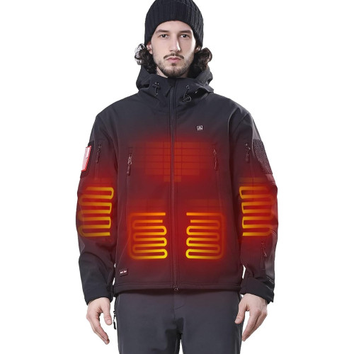 DEWBU Heated Jacket for Men: Stay Warm All Winter Long